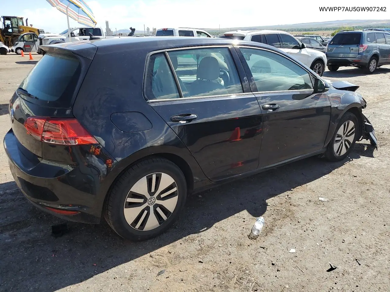 2016 Volkswagen E-Golf Sel Premium VIN: WVWPP7AU5GW907242 Lot: 62742855