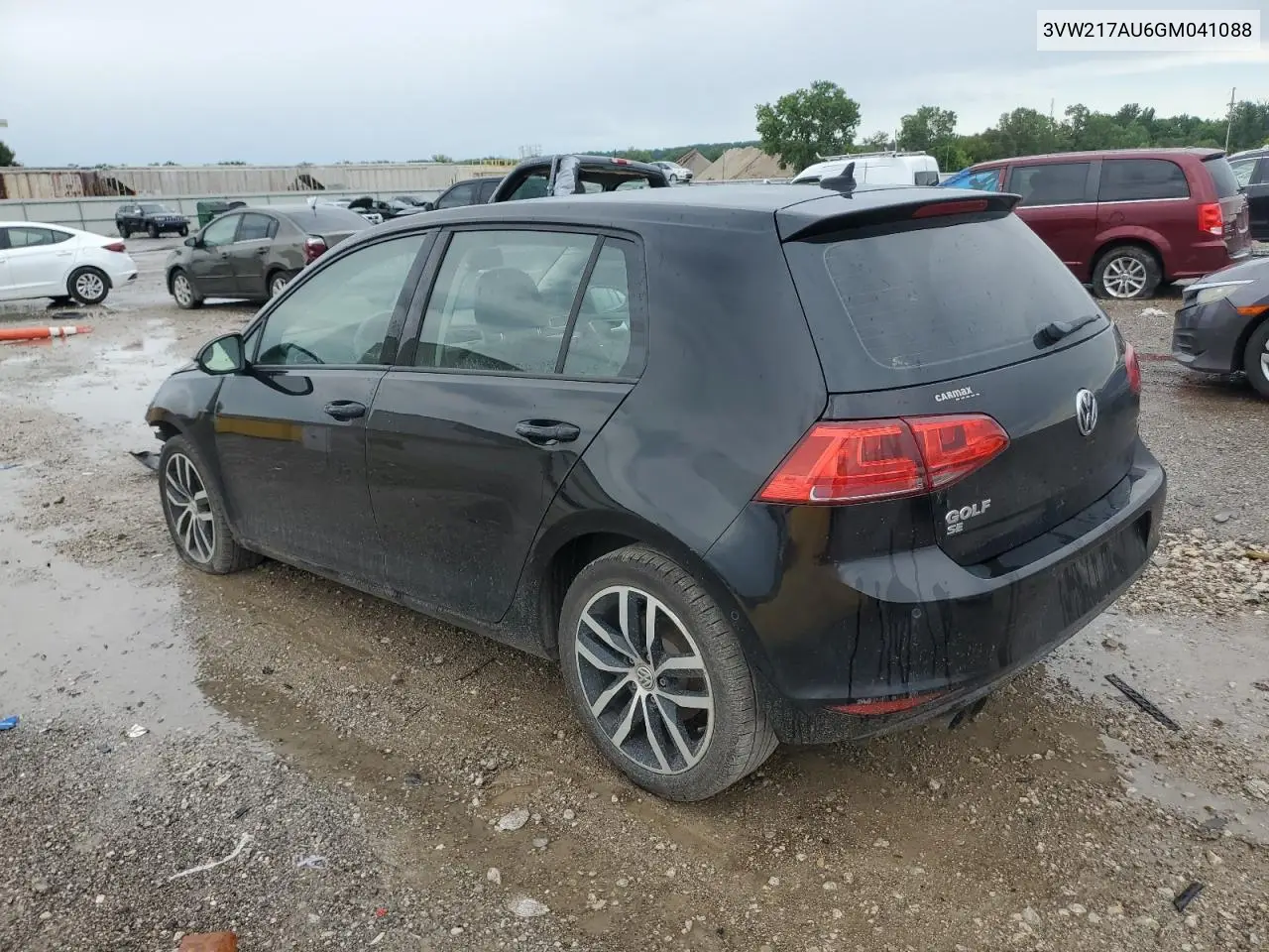 2016 Volkswagen Golf S/Se VIN: 3VW217AU6GM041088 Lot: 65631285