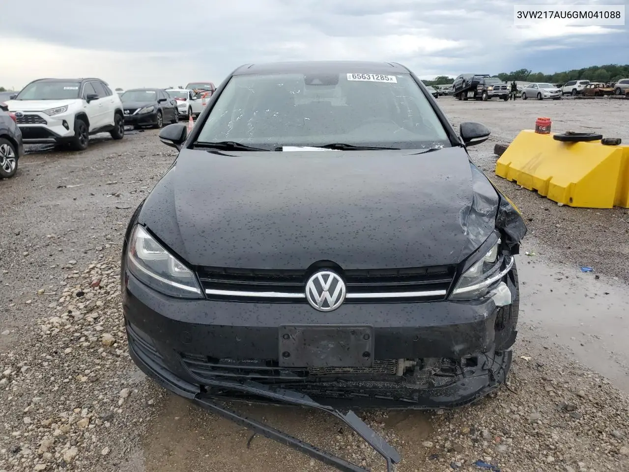 2016 Volkswagen Golf S/Se VIN: 3VW217AU6GM041088 Lot: 65631285