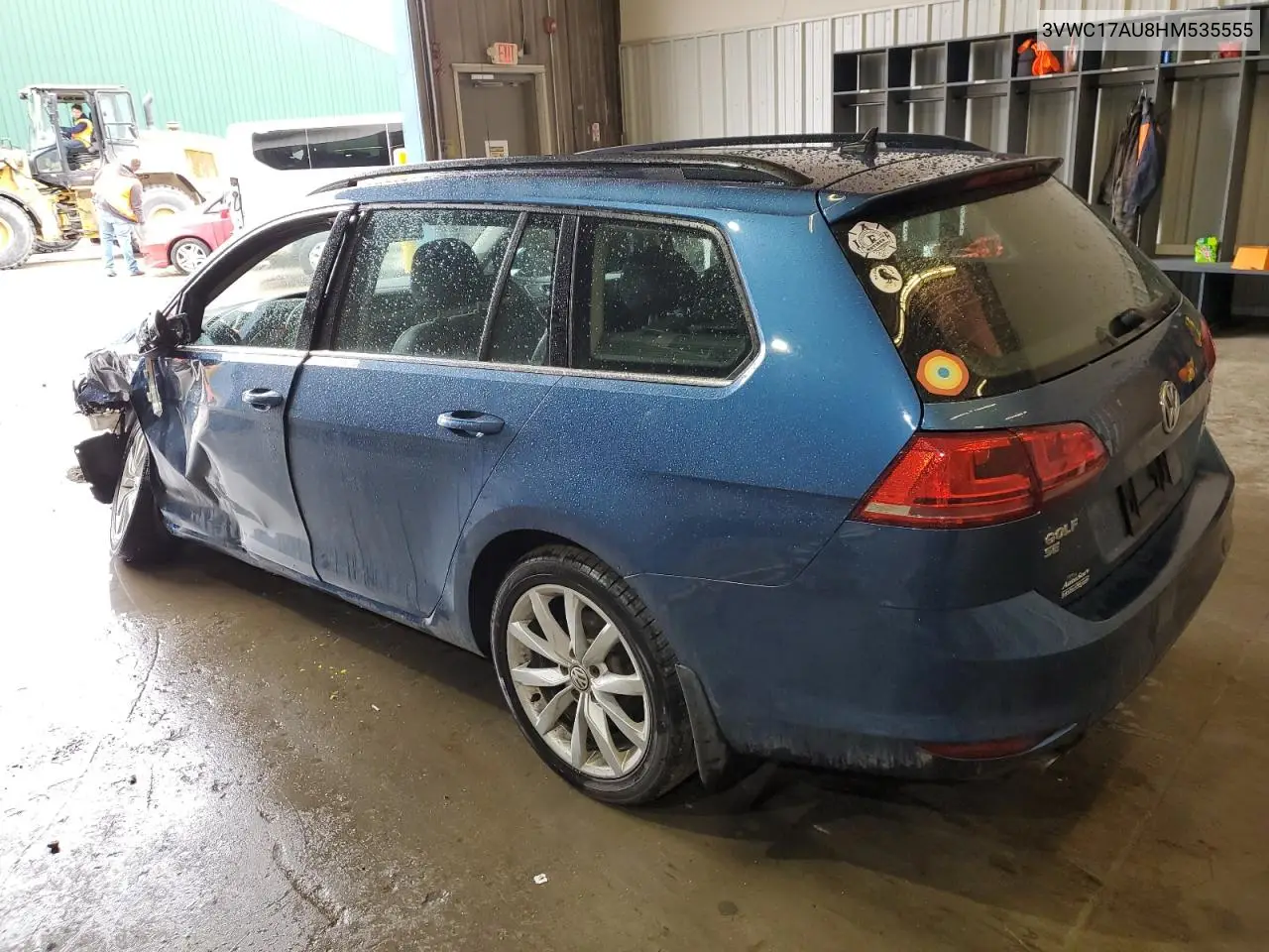 2017 Volkswagen Golf Sportwagen S VIN: 3VWC17AU8HM535555 Lot: 48397615