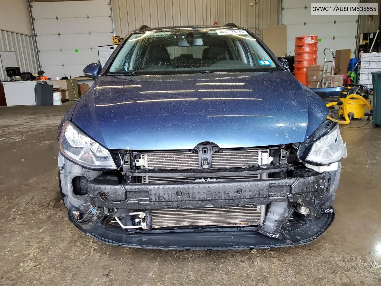 2017 Volkswagen Golf Sportwagen S VIN: 3VWC17AU8HM535555 Lot: 48397615