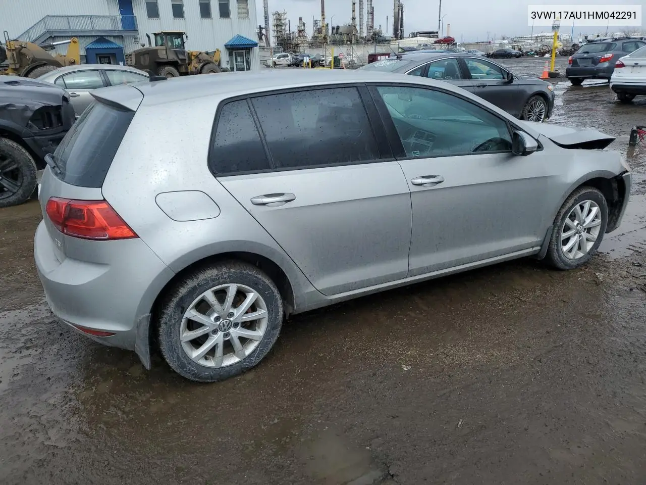 2017 Volkswagen Golf S VIN: 3VW117AU1HM042291 Lot: 50324775