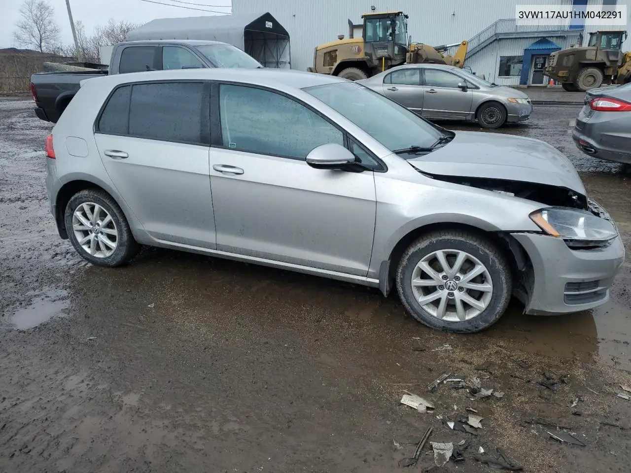 2017 Volkswagen Golf S VIN: 3VW117AU1HM042291 Lot: 50324775