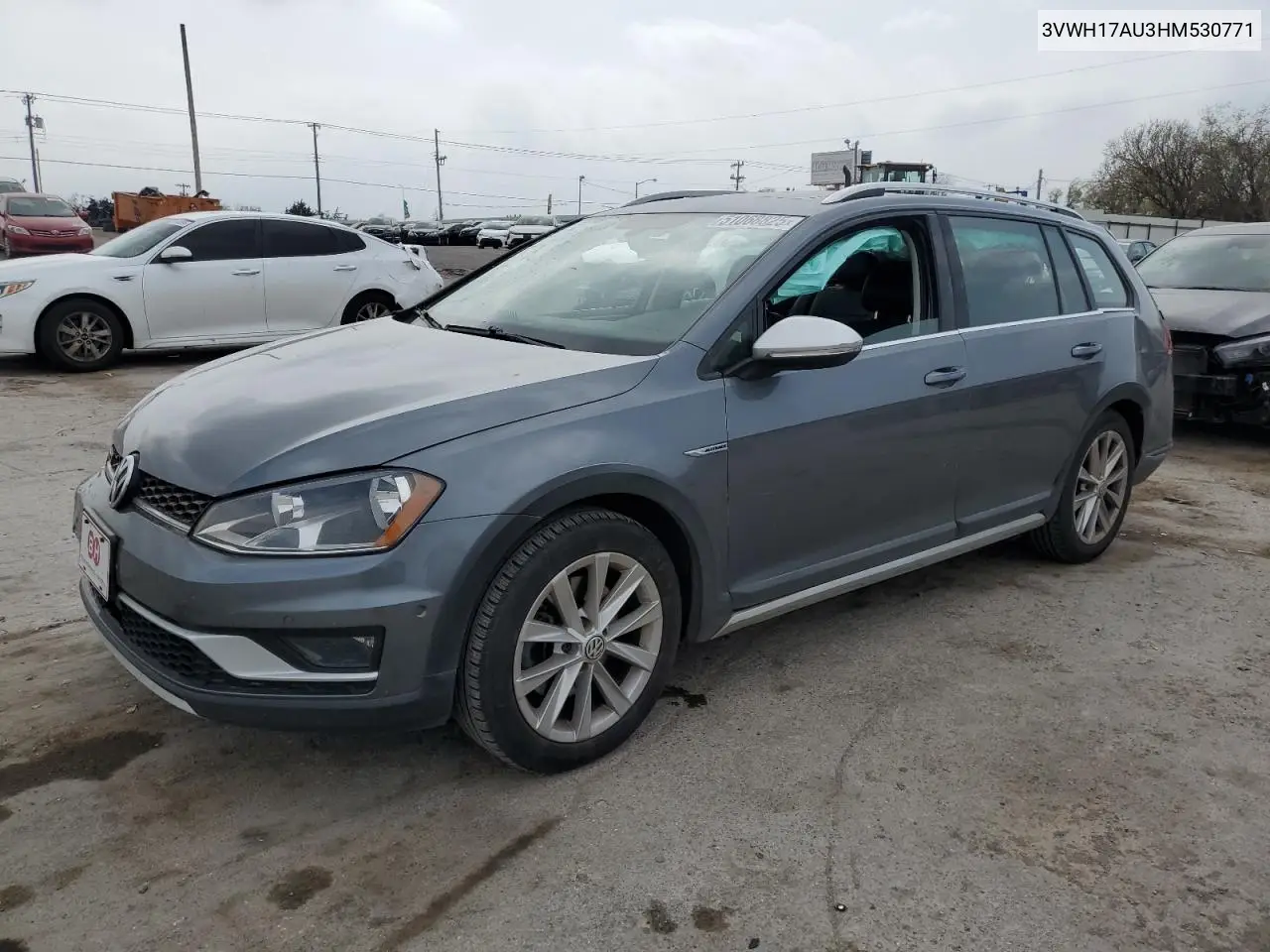 2017 Volkswagen Golf Alltrack S VIN: 3VWH17AU3HM530771 Lot: 51068825