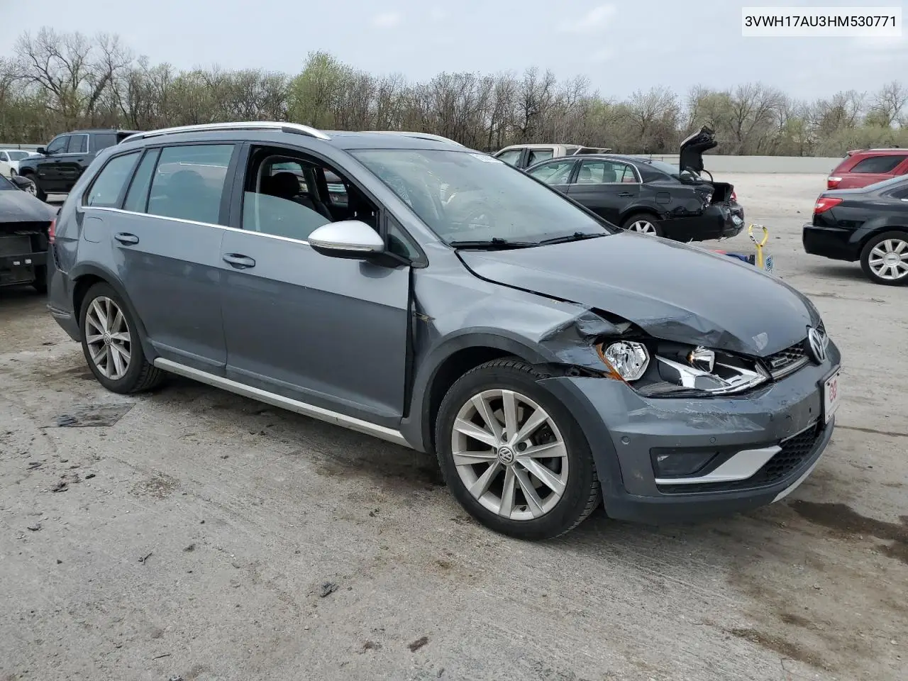 2017 Volkswagen Golf Alltrack S VIN: 3VWH17AU3HM530771 Lot: 51068825