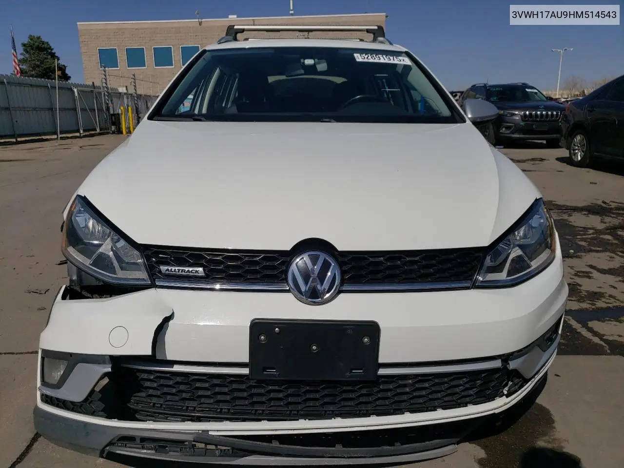 2017 Volkswagen Golf Alltrack S VIN: 3VWH17AU9HM514543 Lot: 52891975