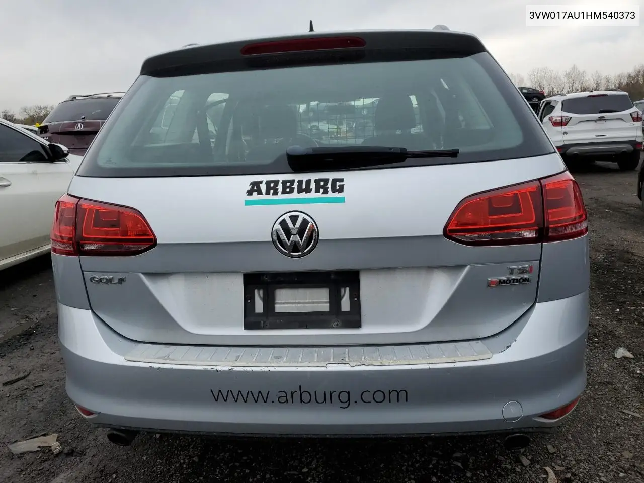 2017 Volkswagen Golf Sportwagen S VIN: 3VW017AU1HM540373 Lot: 53273265