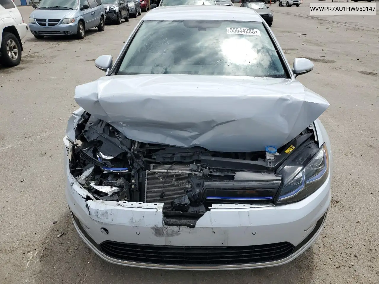 2017 Volkswagen E-Golf Sel Premium VIN: WVWPR7AU1HW950147 Lot: 55644205