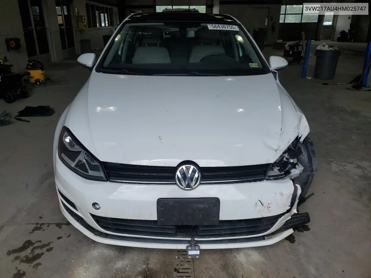 2017 Volkswagen Golf S VIN: 3VW217AU4HM025747 Lot: 56430755