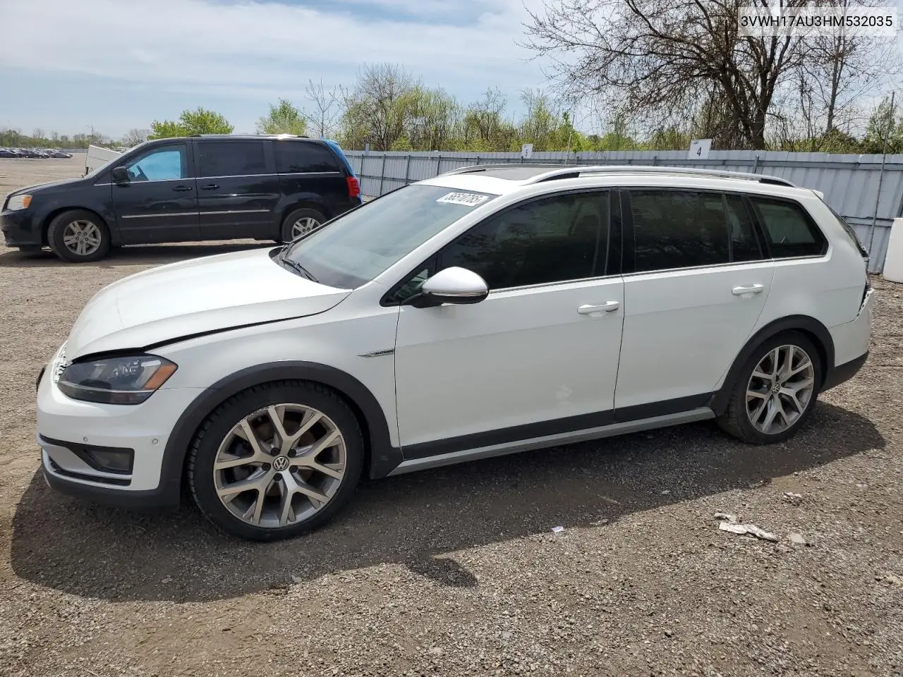 2017 Volkswagen Golf Alltrack S VIN: 3VWH17AU3HM532035 Lot: 56510785