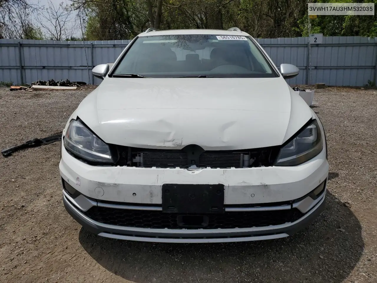 2017 Volkswagen Golf Alltrack S VIN: 3VWH17AU3HM532035 Lot: 56510785