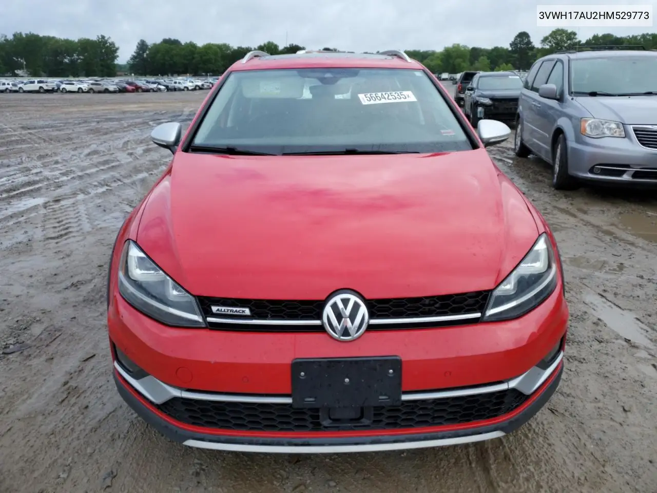 2017 Volkswagen Golf Alltrack S VIN: 3VWH17AU2HM529773 Lot: 56642535