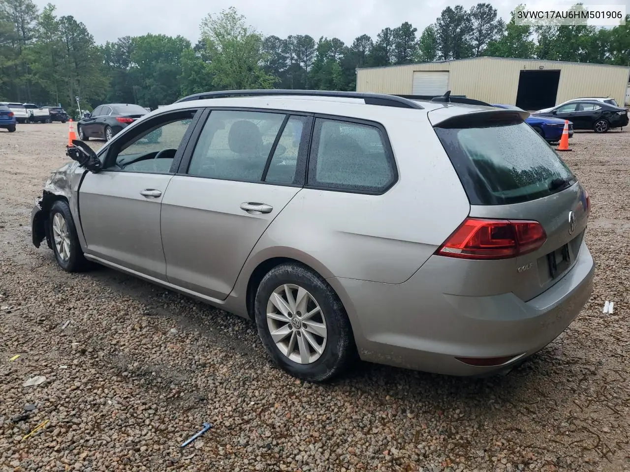 2017 Volkswagen Golf Sportwagen S VIN: 3VWC17AU6HM501906 Lot: 56769905