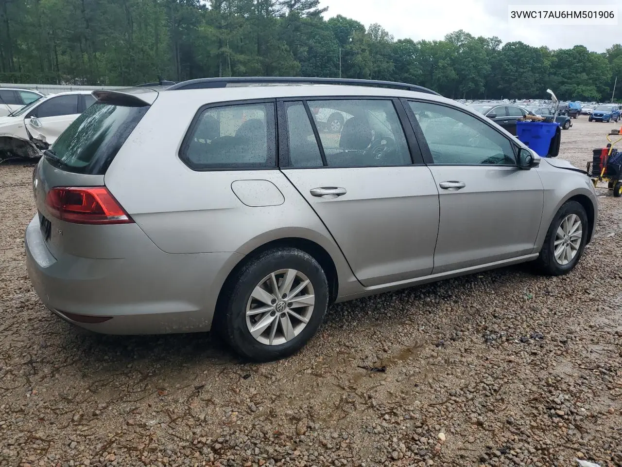 2017 Volkswagen Golf Sportwagen S VIN: 3VWC17AU6HM501906 Lot: 56769905