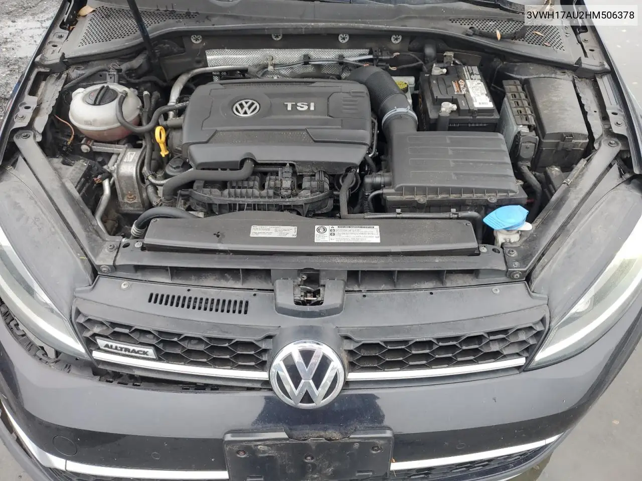 2017 Volkswagen Golf Alltrack S VIN: 3VWH17AU2HM506378 Lot: 60822005