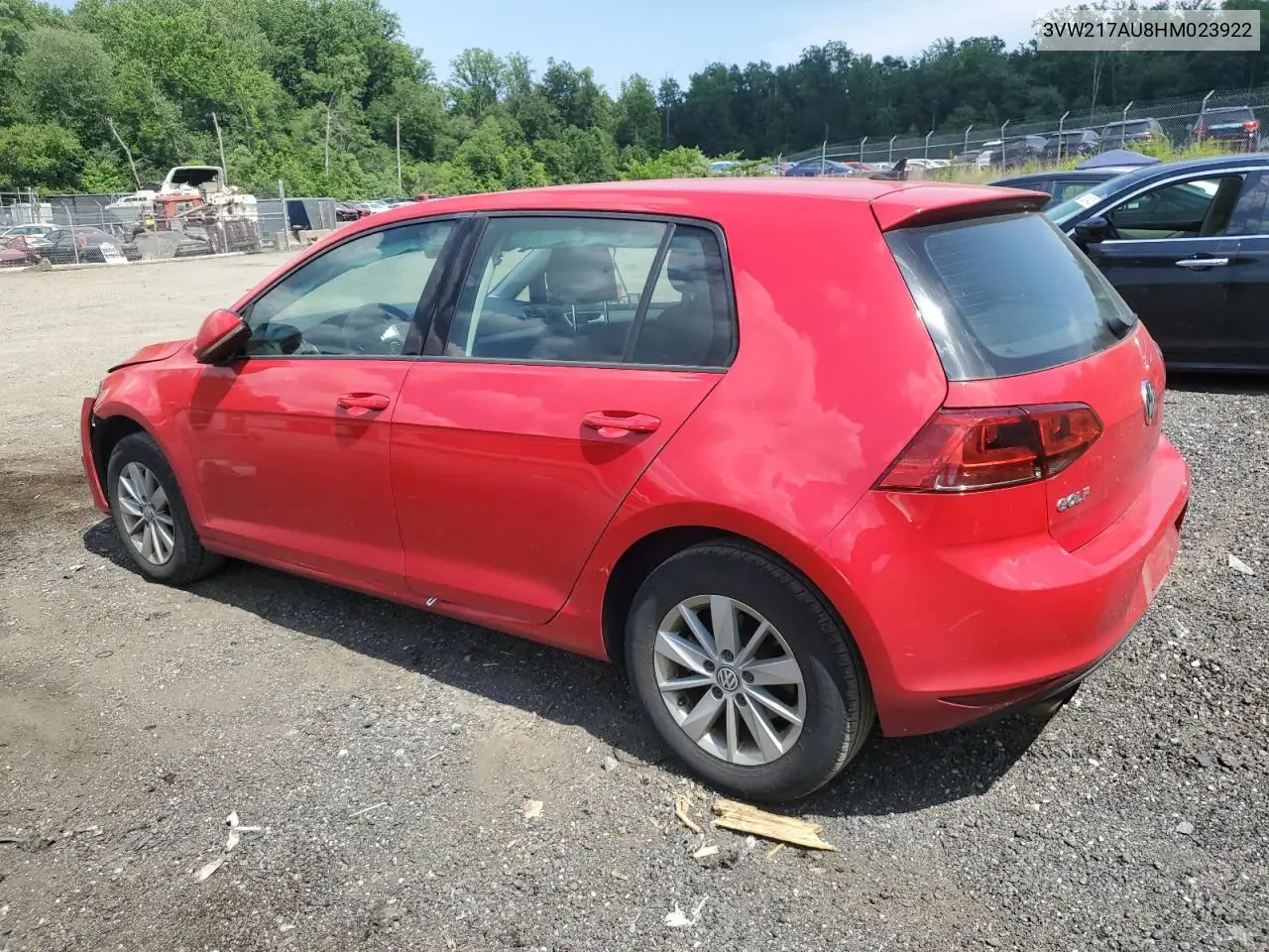 2017 Volkswagen Golf S VIN: 3VW217AU8HM023922 Lot: 62486575
