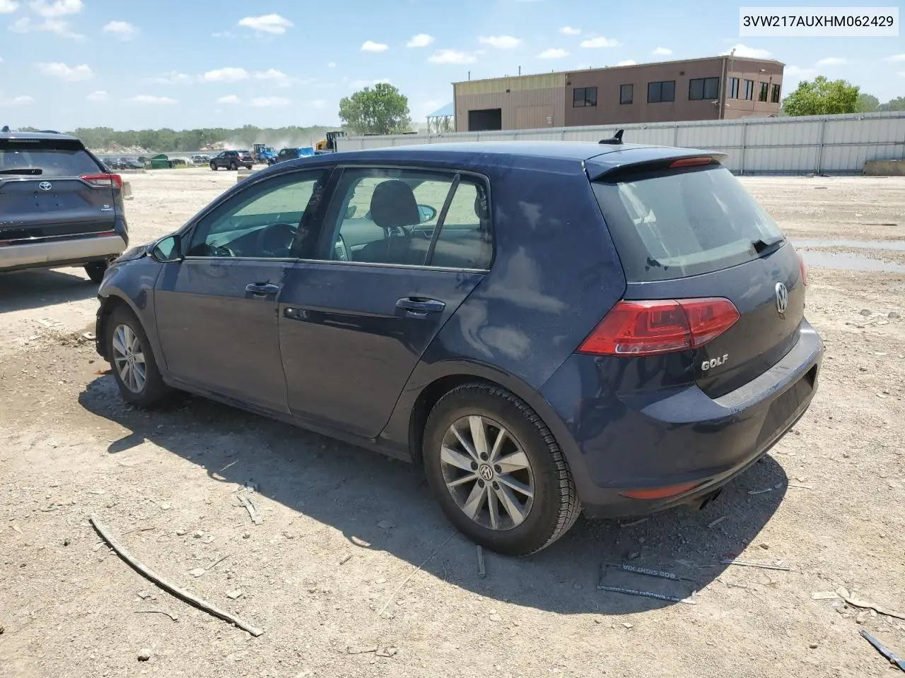 2017 Volkswagen Golf S VIN: 3VW217AUXHM062429 Lot: 63077565