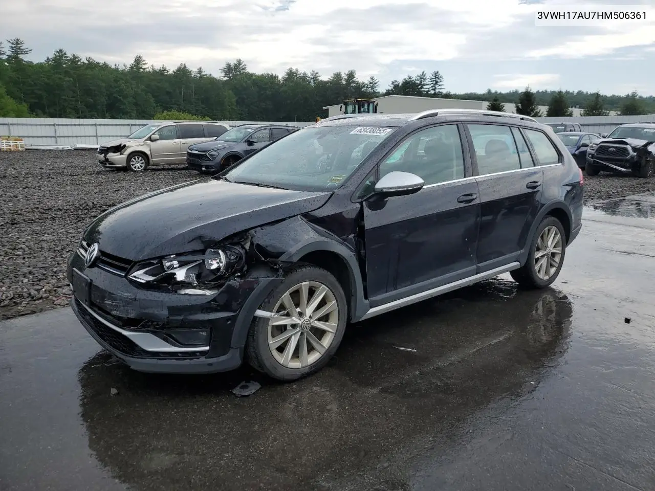 2017 Volkswagen Golf Alltrack S VIN: 3VWH17AU7HM506361 Lot: 63438055