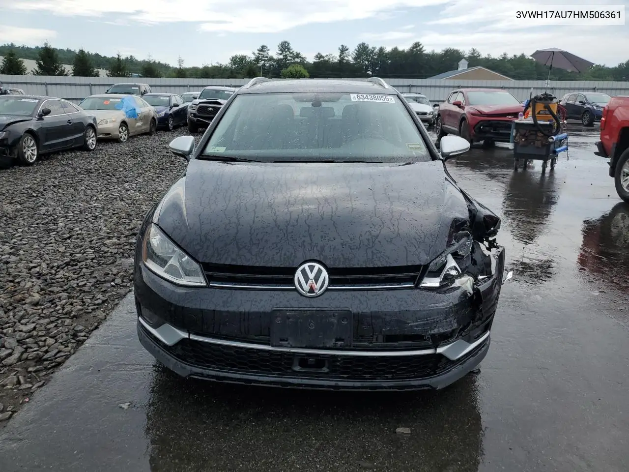 2017 Volkswagen Golf Alltrack S VIN: 3VWH17AU7HM506361 Lot: 63438055