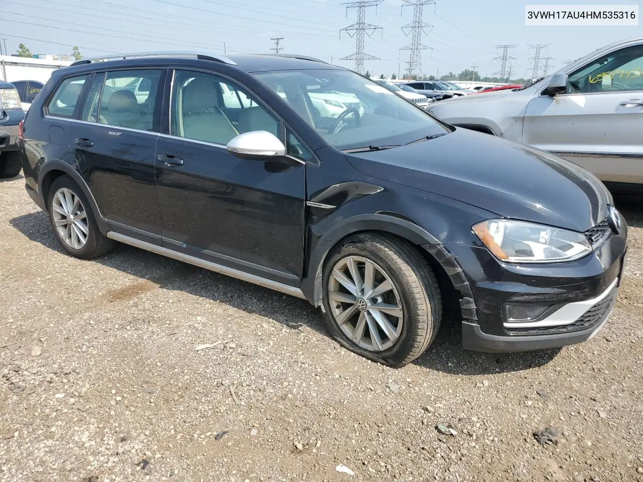 2017 Volkswagen Golf Alltrack S VIN: 3VWH17AU4HM535316 Lot: 65397885
