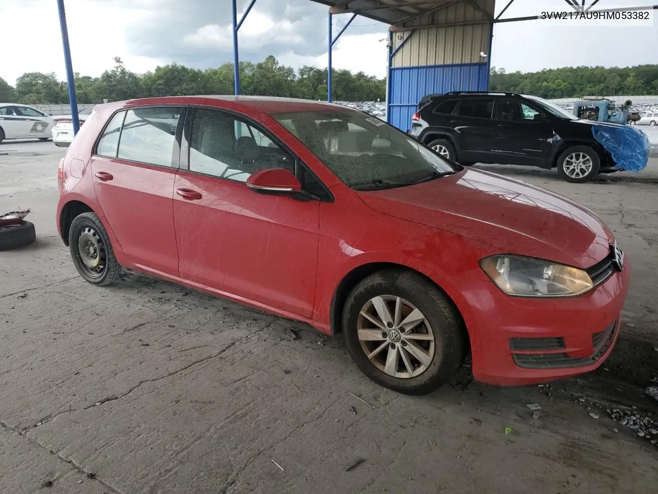 2017 Volkswagen Golf S VIN: 3VW217AU9HM053382 Lot: 65600755