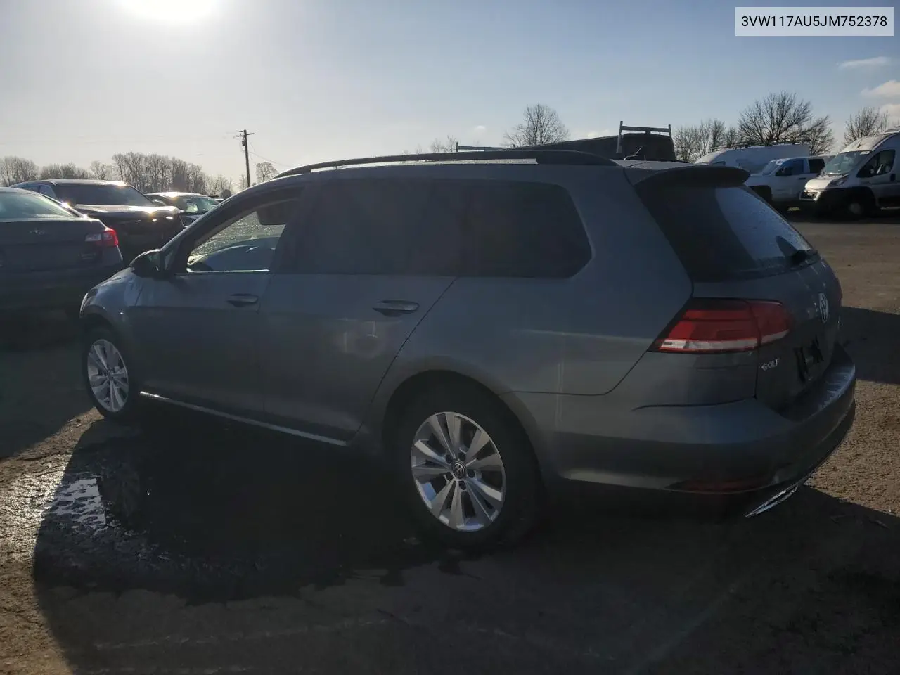 2018 Volkswagen Golf Sportwagen S VIN: 3VW117AU5JM752378 Lot: 47992025