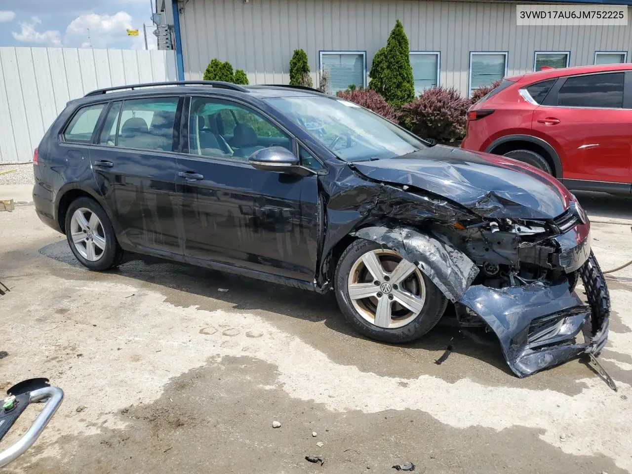 2018 Volkswagen Golf Sportwagen S VIN: 3VWD17AU6JM752225 Lot: 63610805