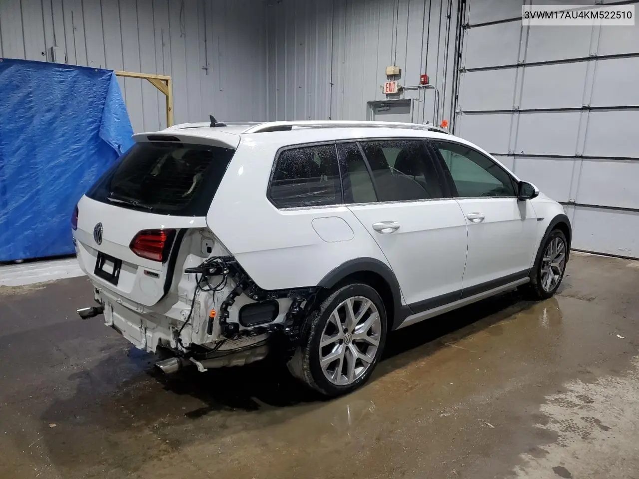 2019 Volkswagen Golf Alltrack S VIN: 3VWM17AU4KM522510 Lot: 49810115