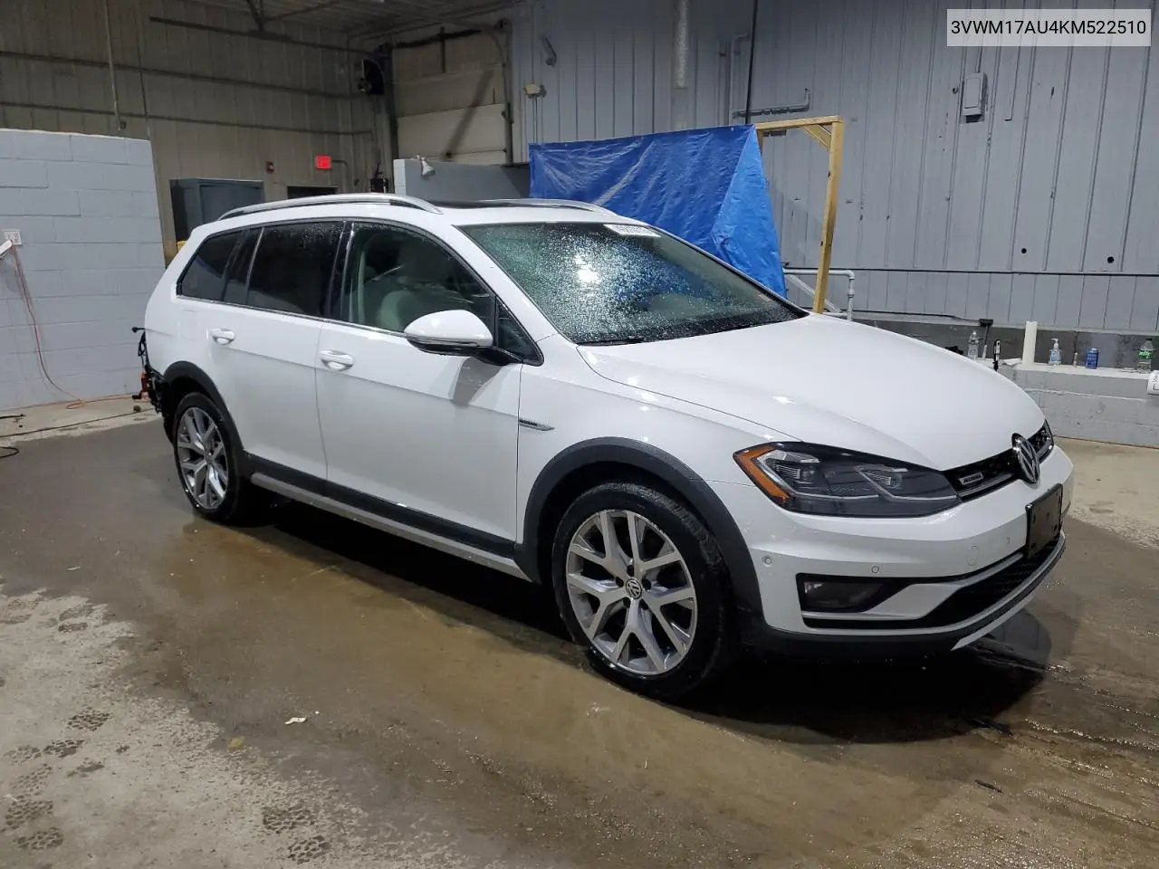 2019 Volkswagen Golf Alltrack S VIN: 3VWM17AU4KM522510 Lot: 49810115