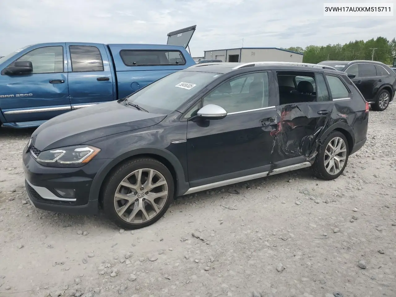 2019 Volkswagen Golf Alltrack S VIN: 3VWH17AUXKM515711 Lot: 56496305