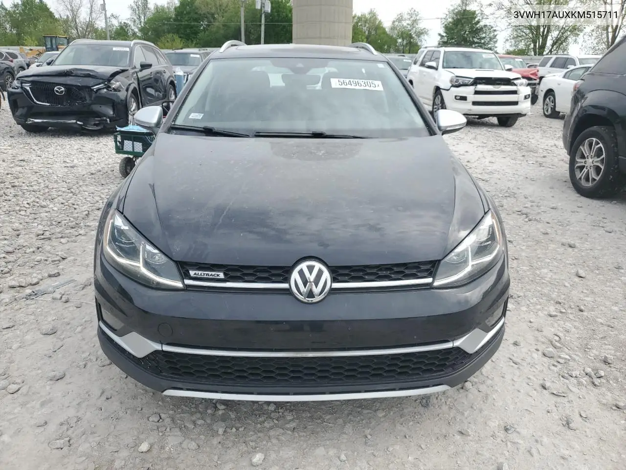 2019 Volkswagen Golf Alltrack S VIN: 3VWH17AUXKM515711 Lot: 56496305