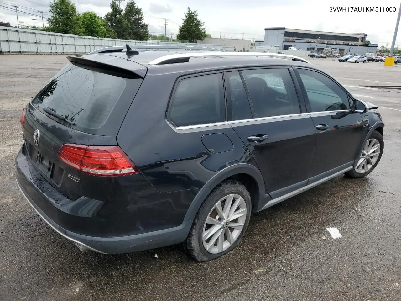 2019 Volkswagen Golf Alltrack S VIN: 3VWH17AU1KM511000 Lot: 56624325