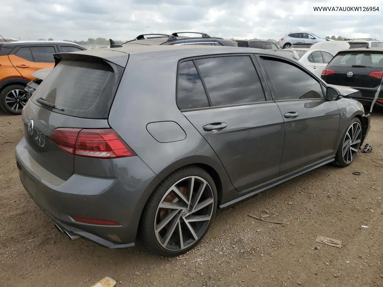 2019 Volkswagen Golf R VIN: WVWVA7AU0KW126954 Lot: 56657935