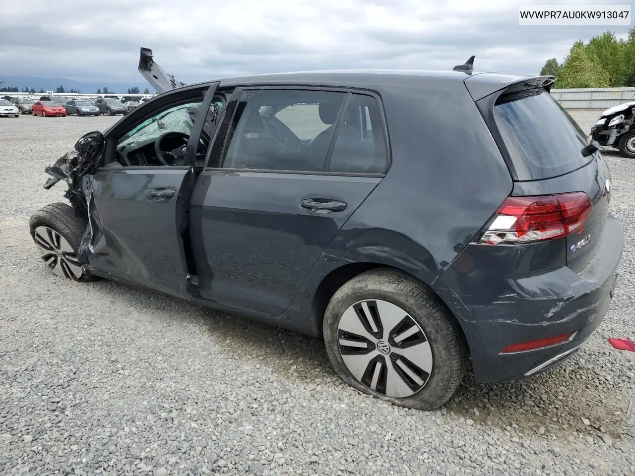 2019 Volkswagen E-Golf Sel Premium VIN: WVWPR7AU0KW913047 Lot: 57083805