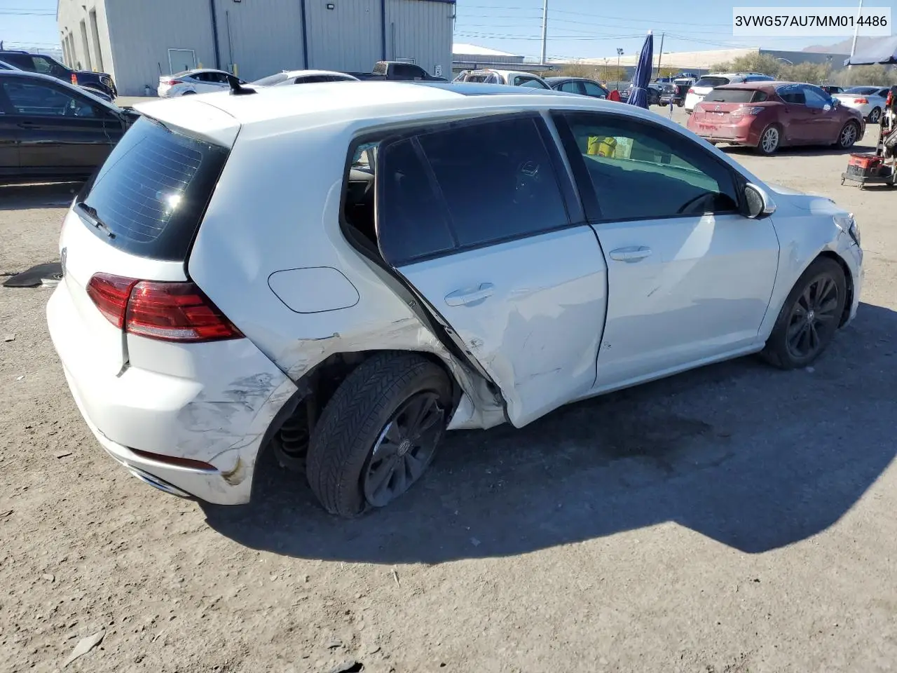 2021 Volkswagen Golf VIN: 3VWG57AU7MM014486 Lot: 46552545