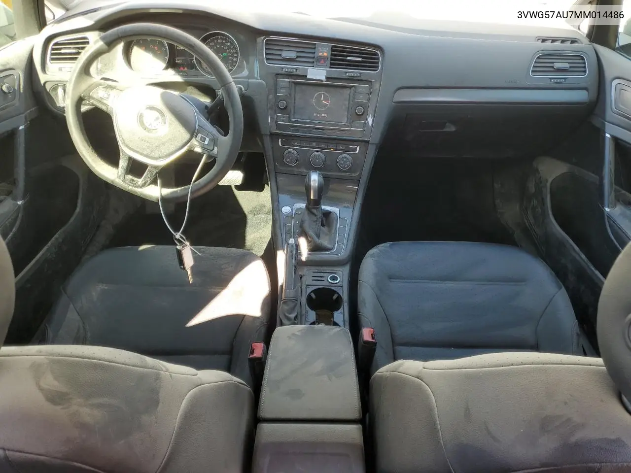 2021 Volkswagen Golf VIN: 3VWG57AU7MM014486 Lot: 46552545