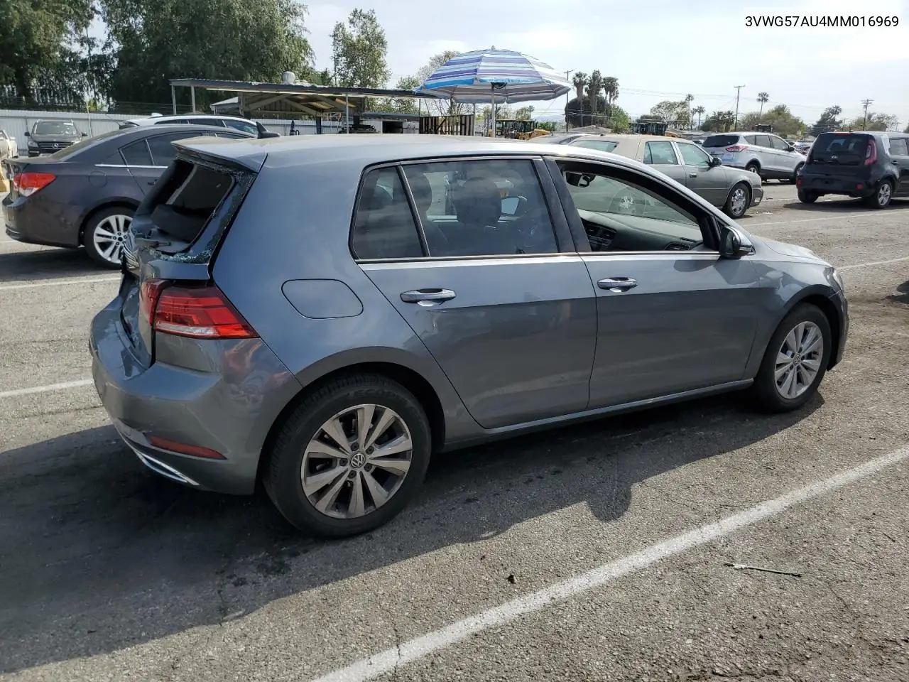2021 Volkswagen Golf VIN: 3VWG57AU4MM016969 Lot: 53919955