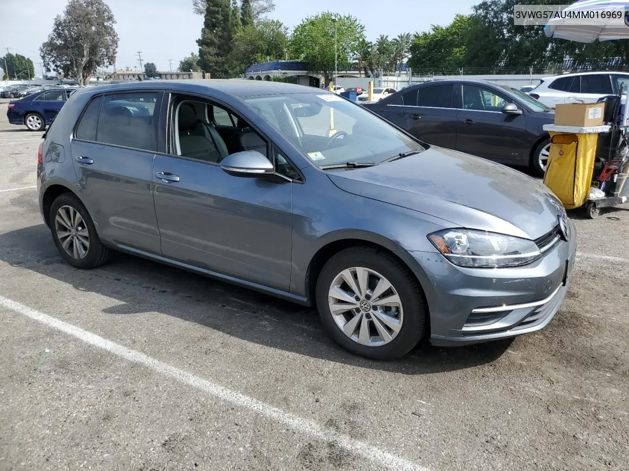 2021 Volkswagen Golf VIN: 3VWG57AU4MM016969 Lot: 53919955