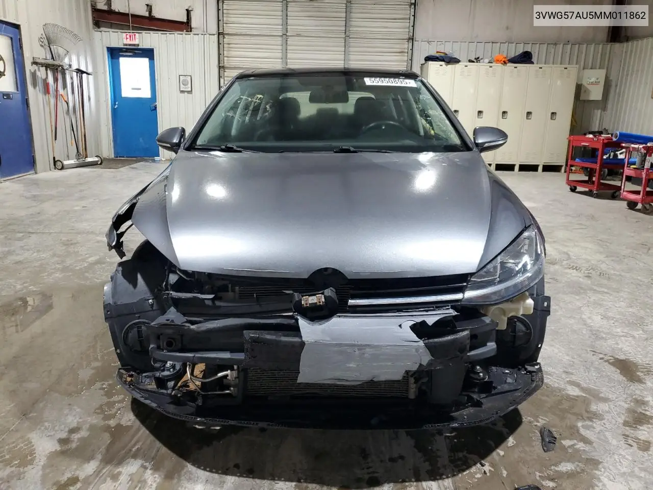 2021 Volkswagen Golf VIN: 3VWG57AU5MM011862 Lot: 55950895