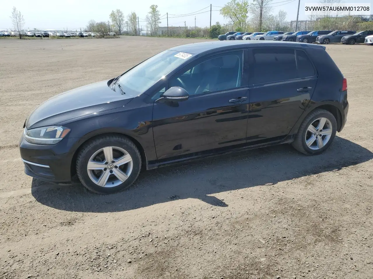 2021 Volkswagen Golf VIN: 3VWW57AU6MM012708 Lot: 56734835
