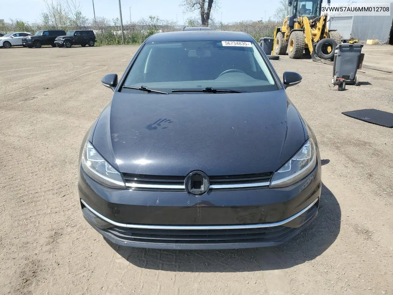 2021 Volkswagen Golf VIN: 3VWW57AU6MM012708 Lot: 56734835