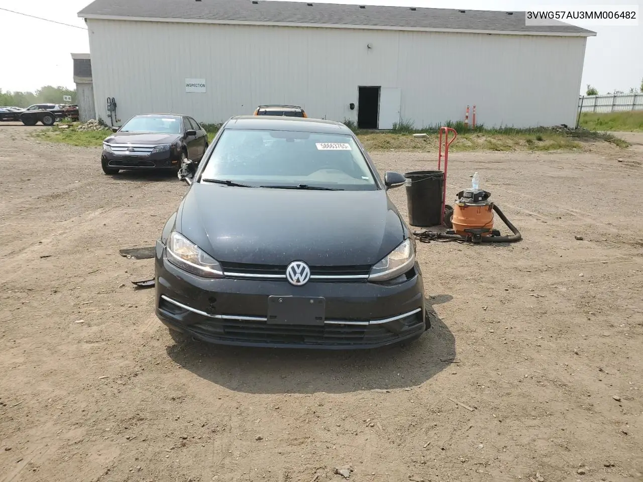 2021 Volkswagen Golf VIN: 3VWG57AU3MM006482 Lot: 58663765