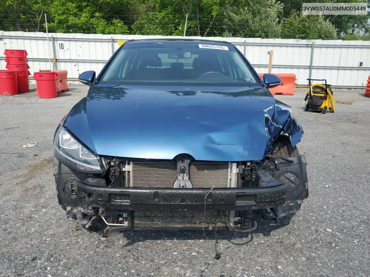 2021 Volkswagen Golf VIN: 3VWG57AU0MM005449 Lot: 60625155