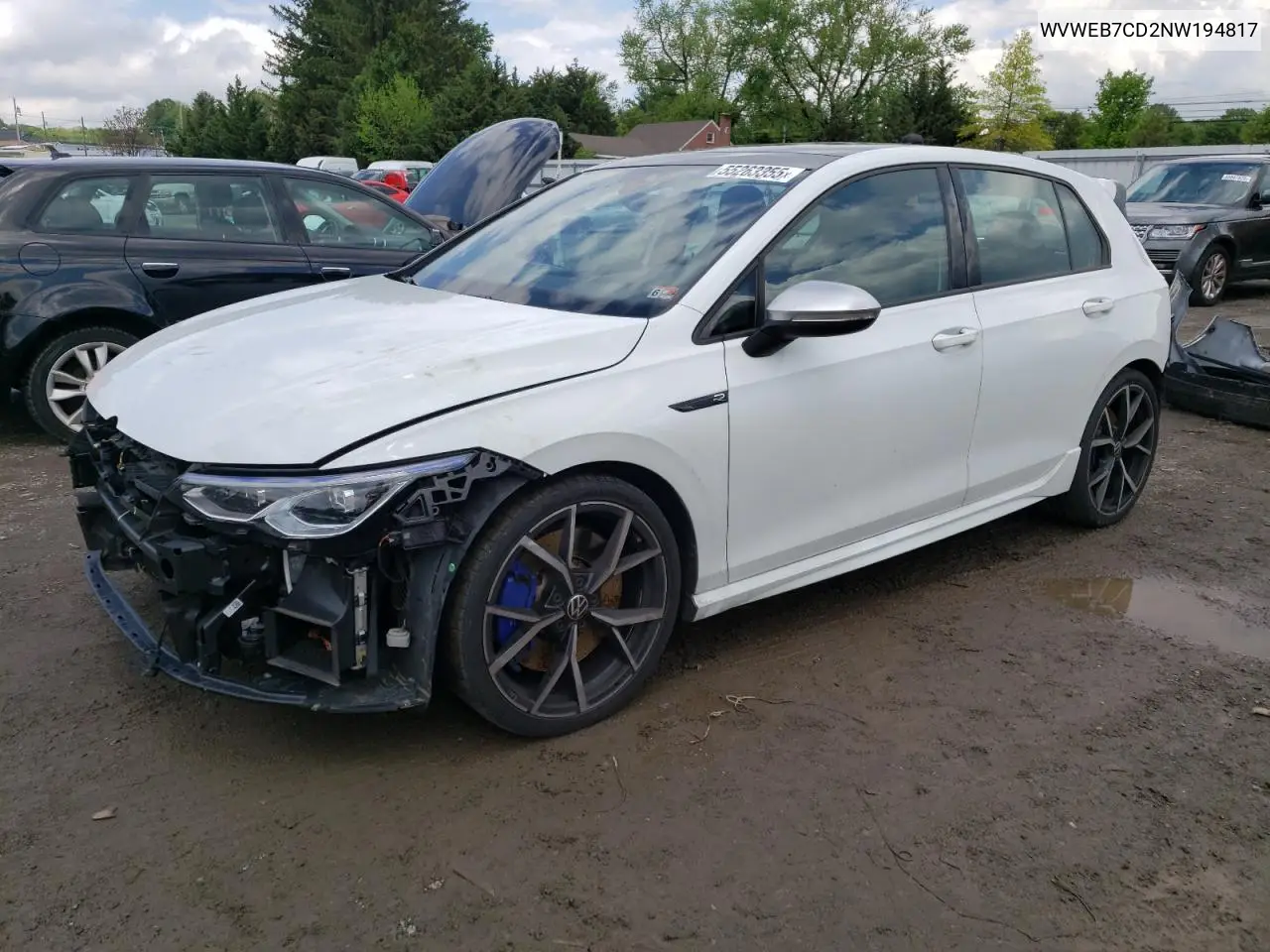 2022 Volkswagen Golf R VIN: WVWEB7CD2NW194817 Lot: 55263355