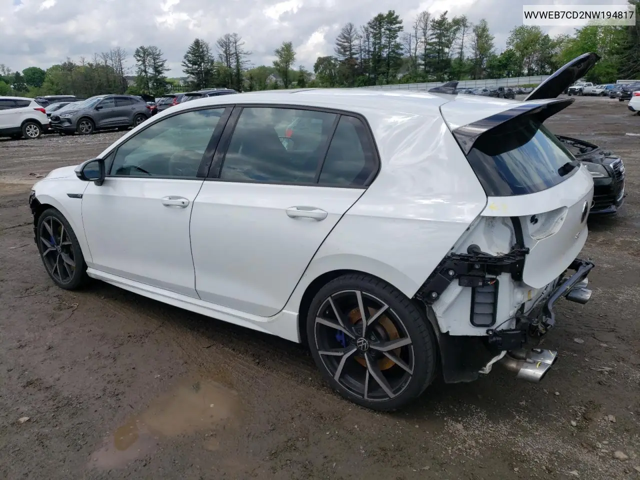2022 Volkswagen Golf R VIN: WVWEB7CD2NW194817 Lot: 55263355