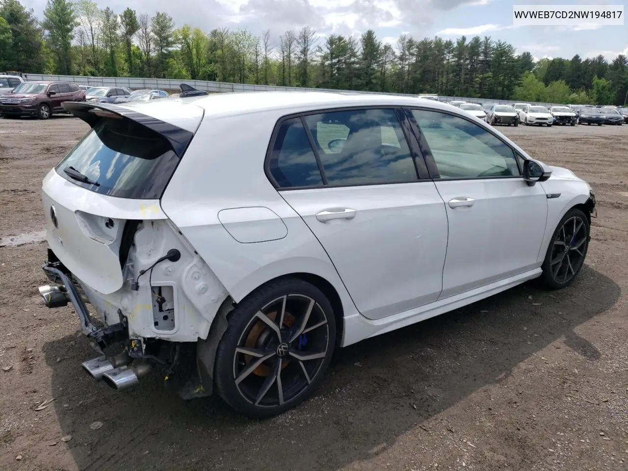 2022 Volkswagen Golf R VIN: WVWEB7CD2NW194817 Lot: 55263355