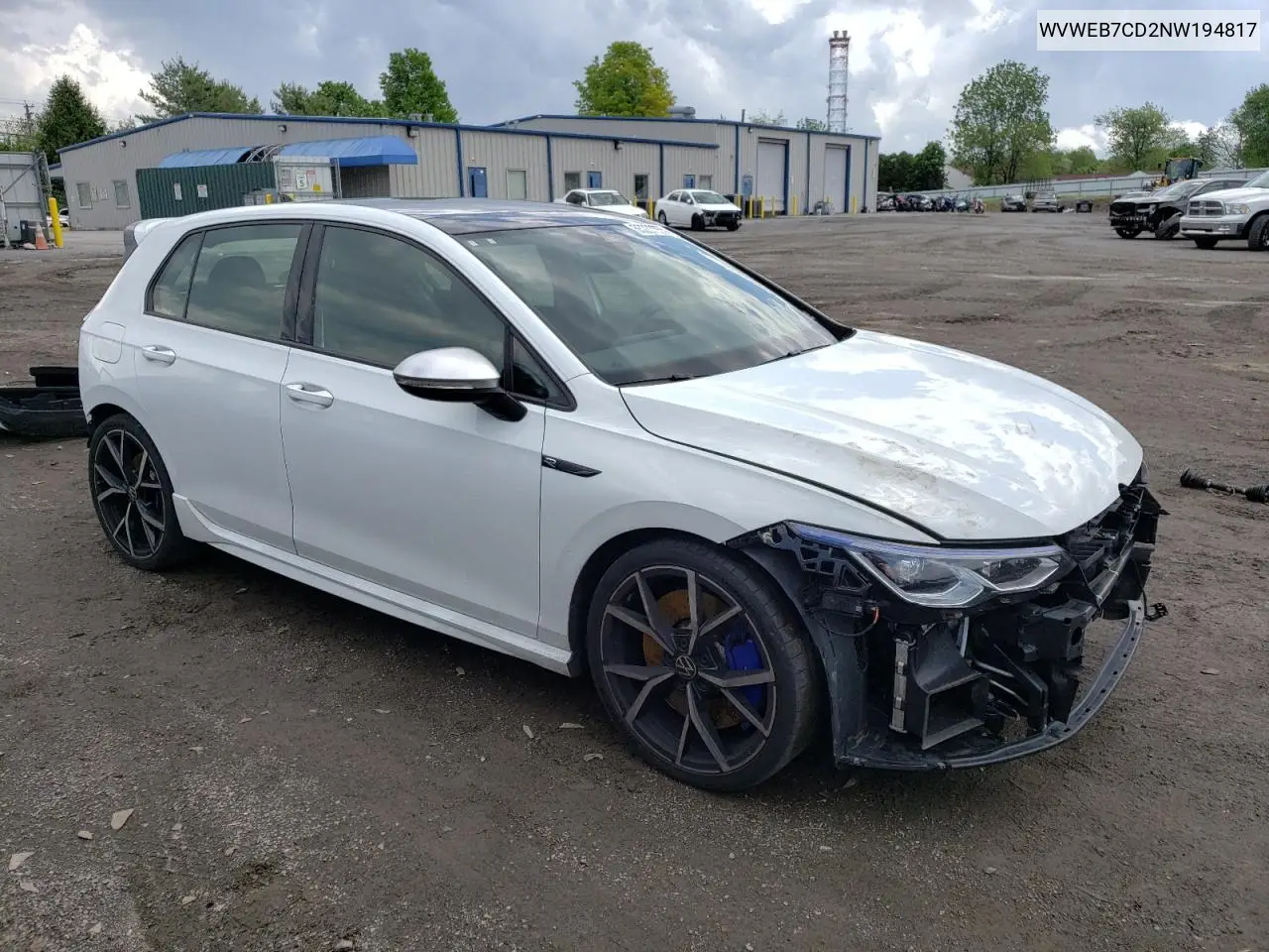 2022 Volkswagen Golf R VIN: WVWEB7CD2NW194817 Lot: 55263355