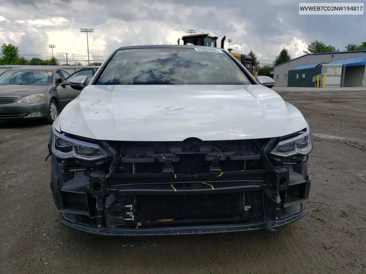 2022 Volkswagen Golf R VIN: WVWEB7CD2NW194817 Lot: 55263355