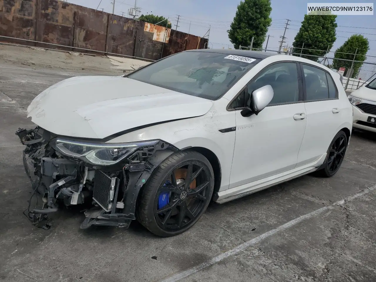 2022 Volkswagen Golf R VIN: WVWEB7CD9NW123176 Lot: 61818095