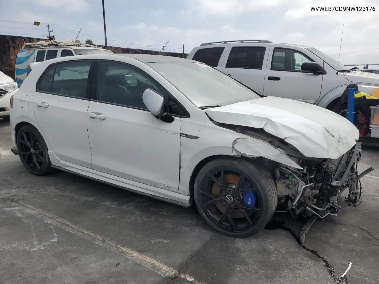 2022 Volkswagen Golf R VIN: WVWEB7CD9NW123176 Lot: 61818095